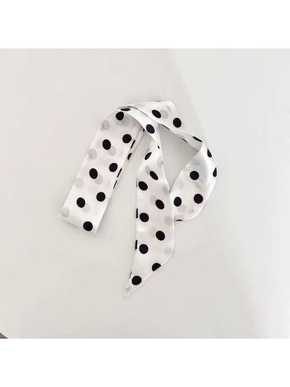 Scarvii Playful Polka Dot Skinny Scarf