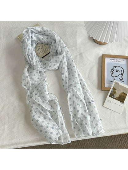 Scarvii - Lightweight Long Polka Dot Fashion Scarf