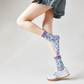 Rufia - Embossed Floral Pattern Women's Socks