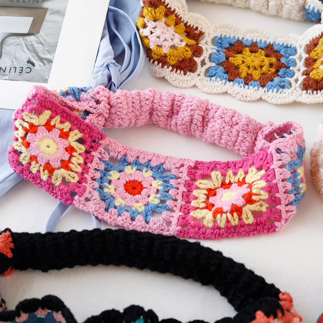 Scarvii - Cute Stylish Colorful Floral Knit Headband
