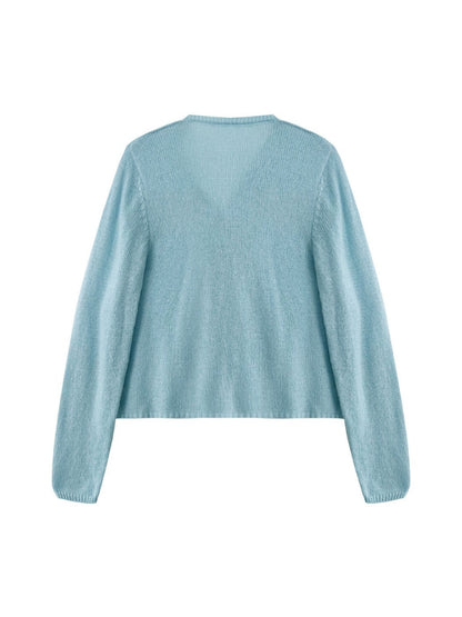 Crosa - Knitted Sweater Featuring Exquisite Embroidery