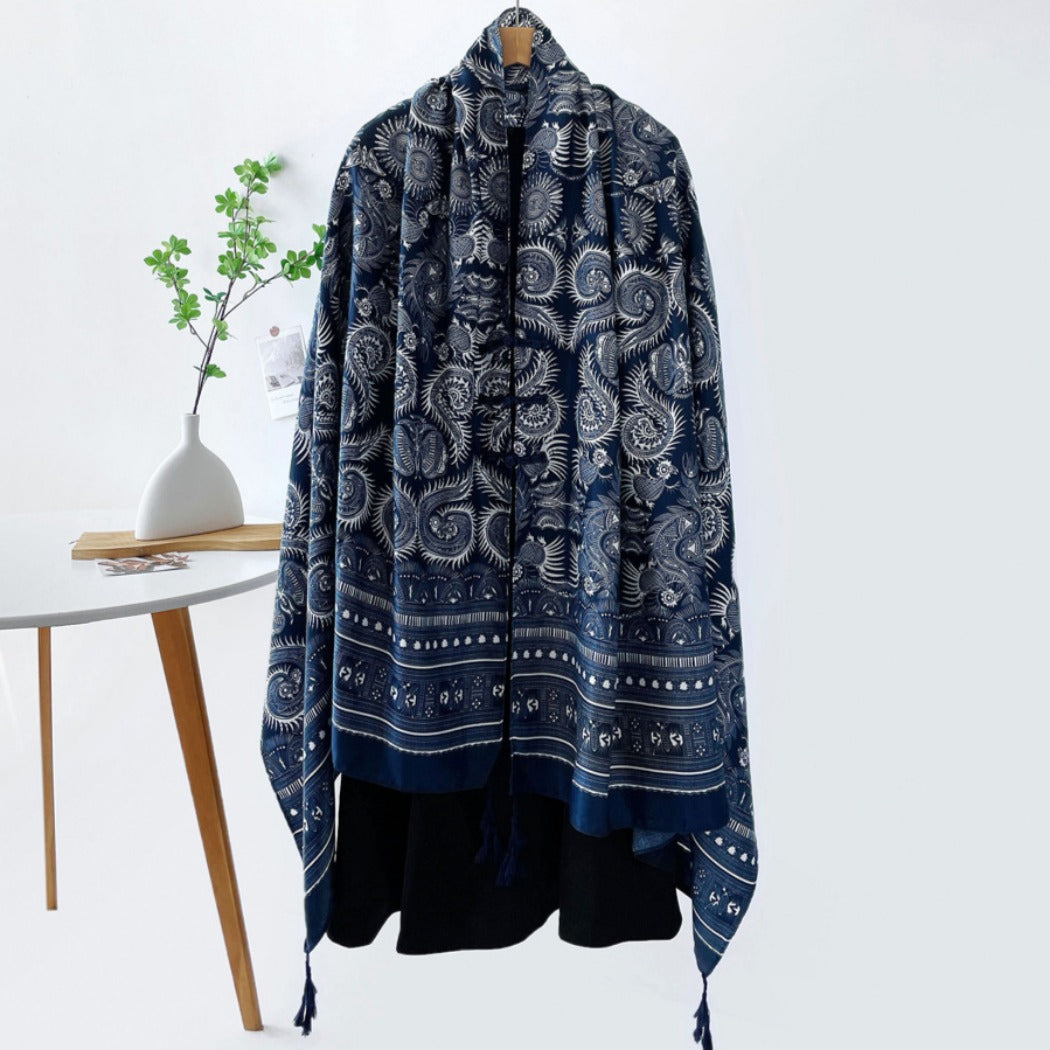 Scarvii - Boho Summer Shawl Scarf With Fringe - 6 Patterns