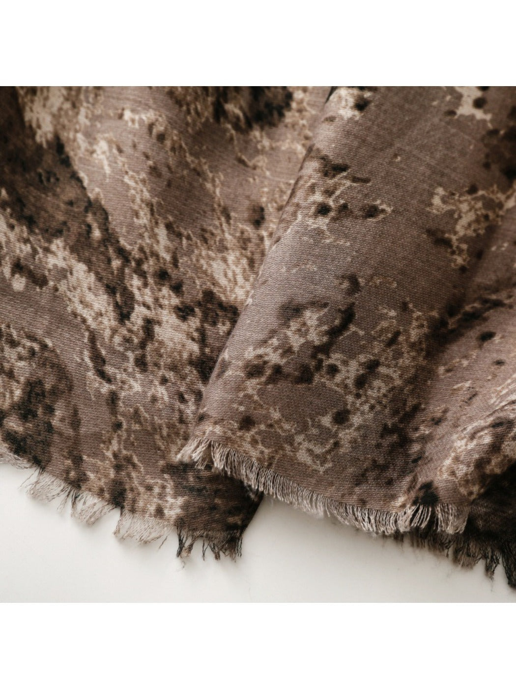 Scarvii - Vintage Dark Ombre Print Scarf