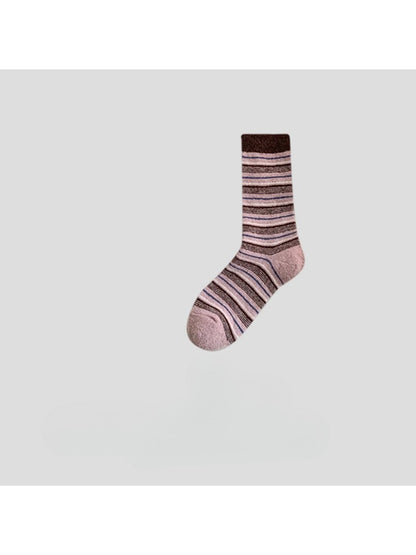 Rufia - Multicolor Stripe Crew Socks