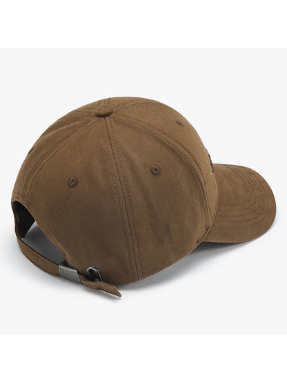 Haila - Adjustable Letter Detail Baseball Cap Hat