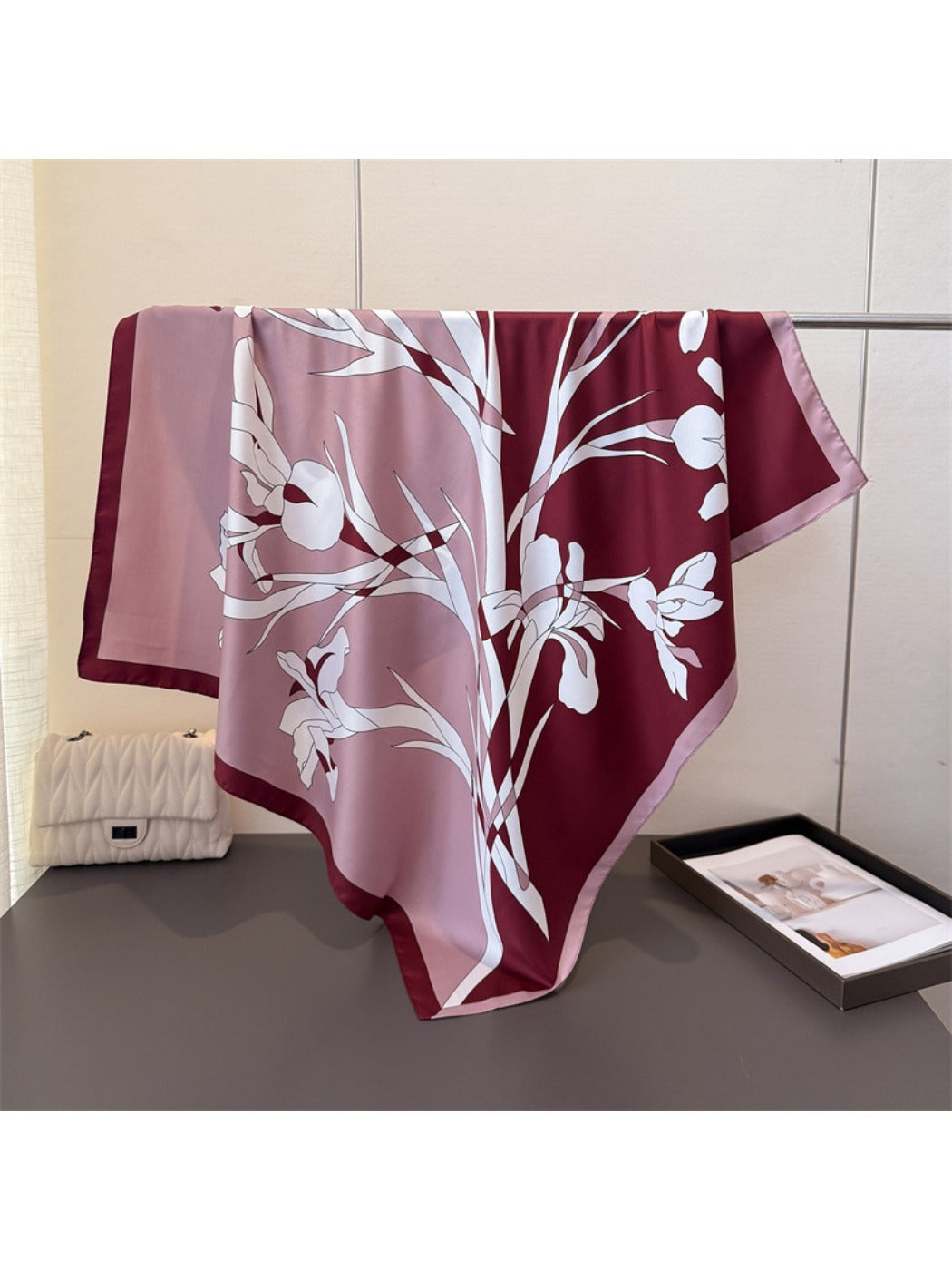 Scarvii - Vintage Floral Square Scarf