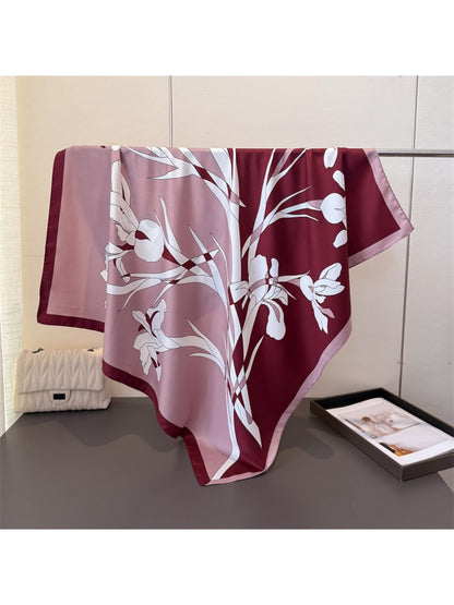 Scarvii - Vintage Floral Square Scarf