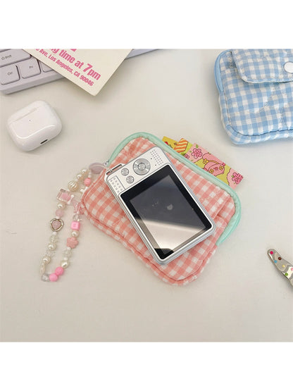 Cosbai mini card pouch placed on a white surface with soft lighting