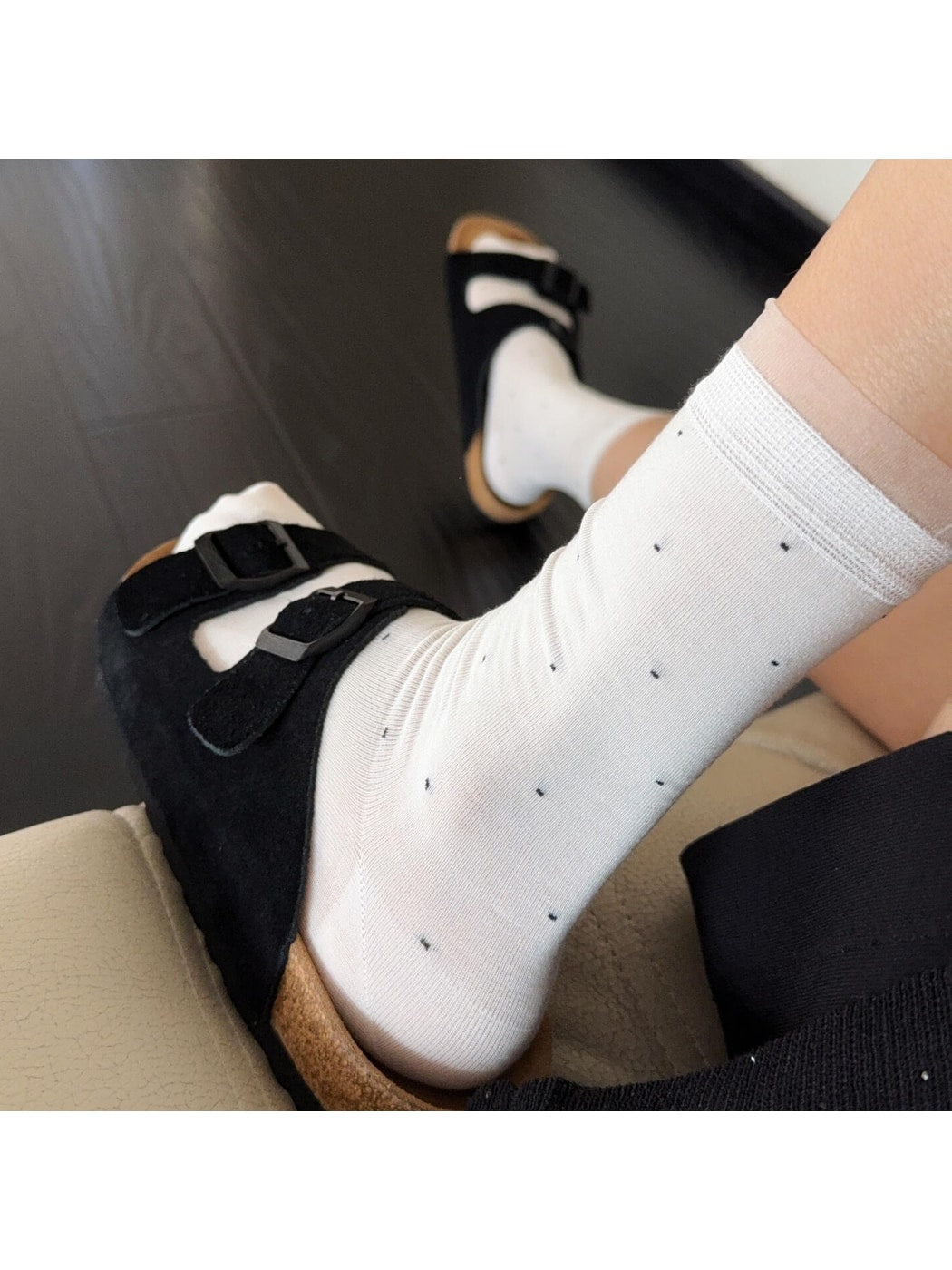 Rufia - Retro Dot Women's Crew Socks