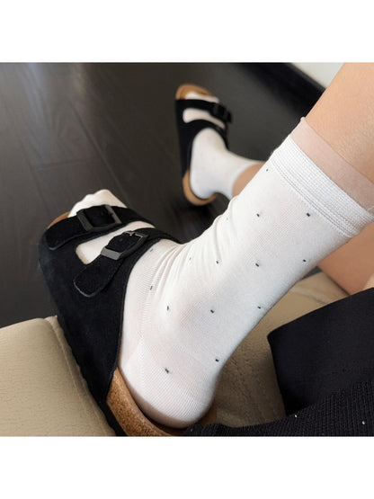 Rufia - Retro Dot Women's Crew Socks