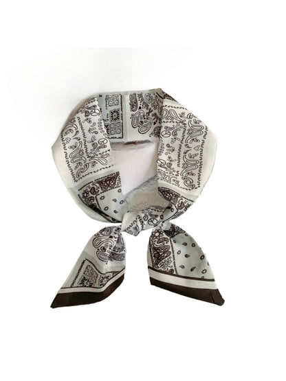 Scarvii - French Elegant Vintage Paisley Slim Scarf