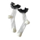 Rufia - Breathable Lace Trim Ballet Socks - Sweet & Soft