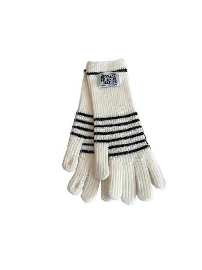 Gloving - Striped Women's Gloves with Tag