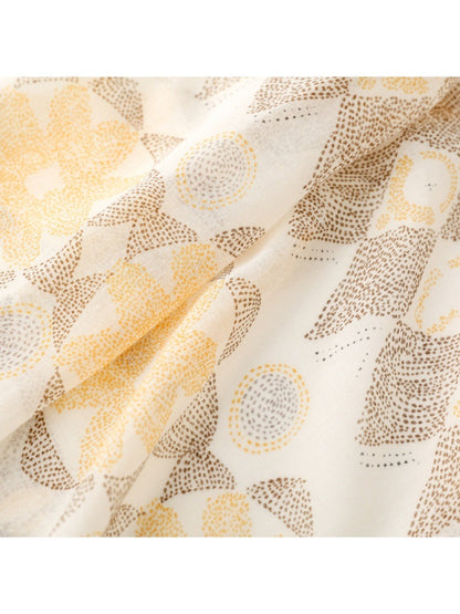 Scarvii - Bohemian Travel Scarf with Hexagon Floral Print