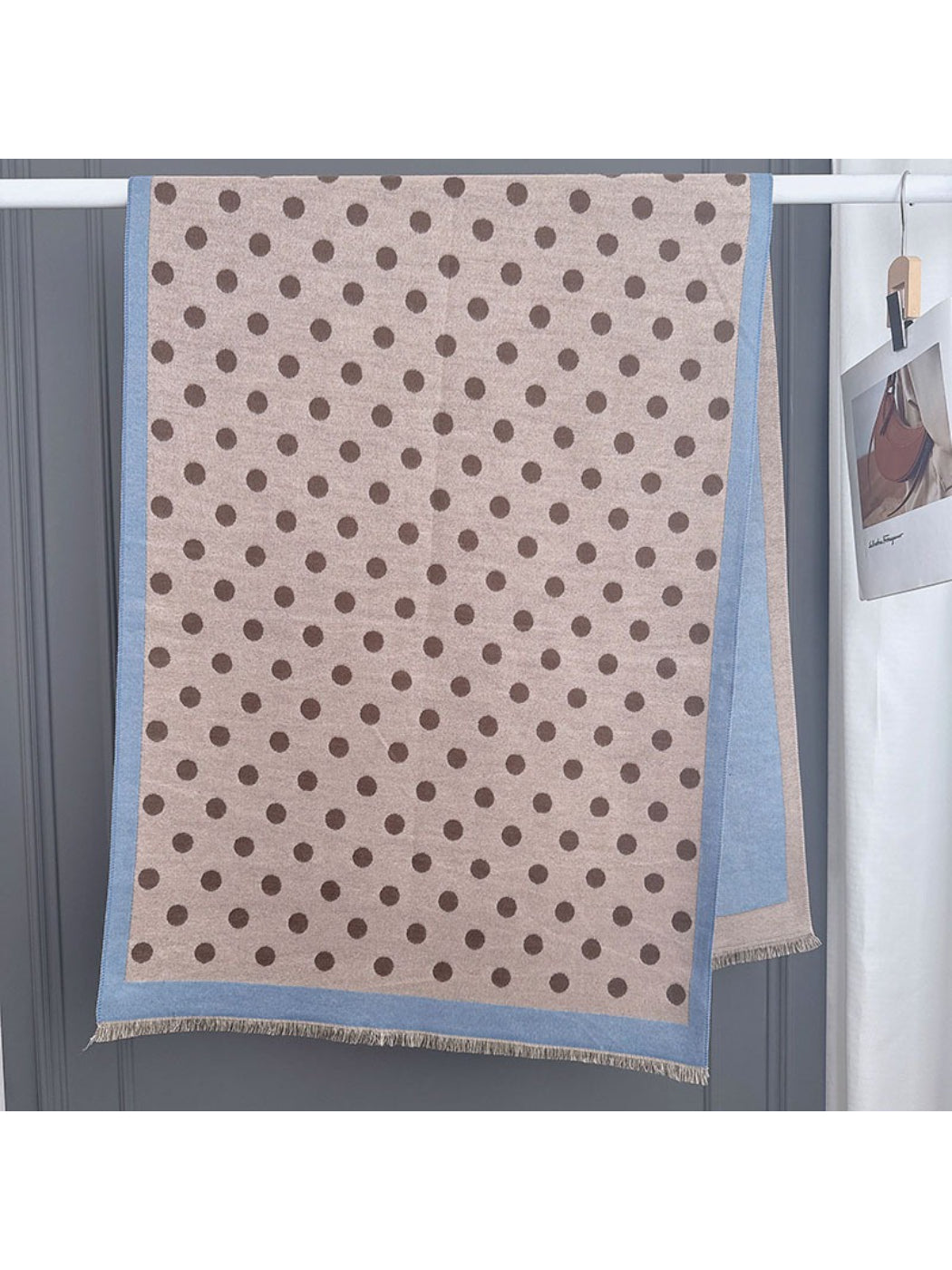 Scarvii - Soft Reversible Polka Dot Scarf
