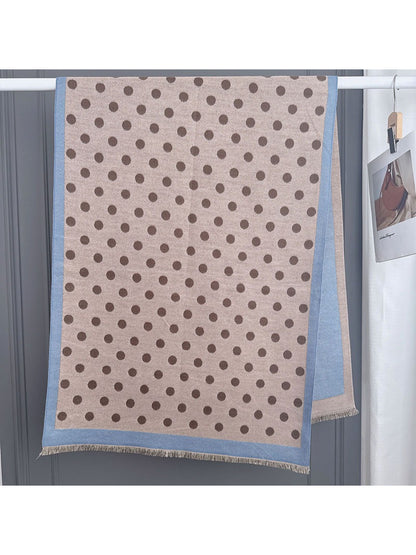 Scarvii - Soft Reversible Polka Dot Scarf