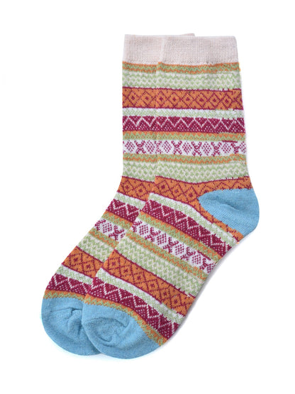 Rufia - 5 Pairs Bohemian Style Socks product image 4