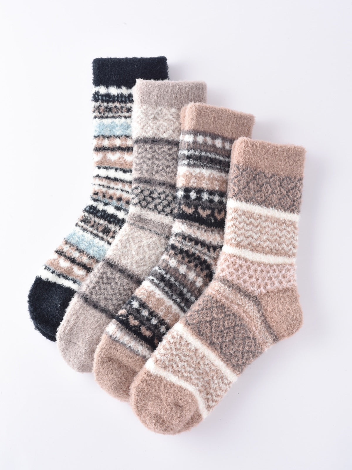 Rufia - Cozy Fleece Thick Mid-Calf Socks