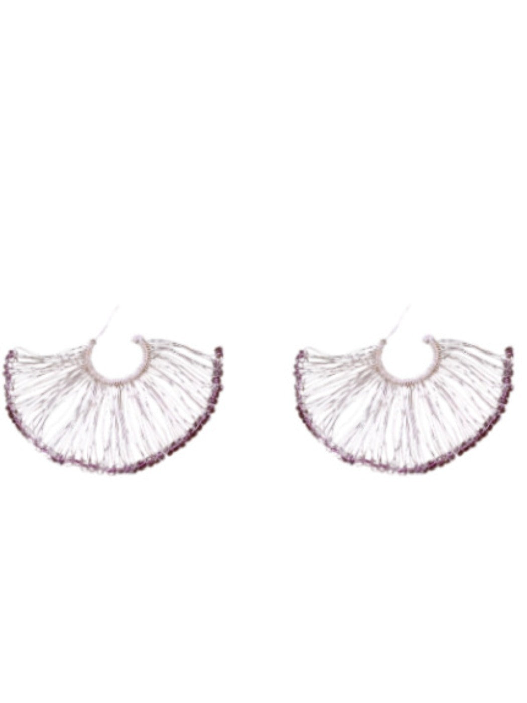 Earwish – Woven Fan-Shaped Earrings