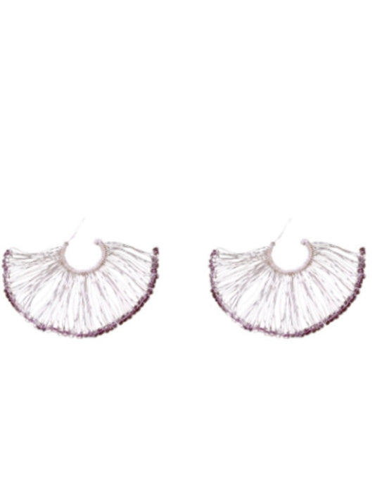 Earwish – Woven Fan-Shaped Earrings