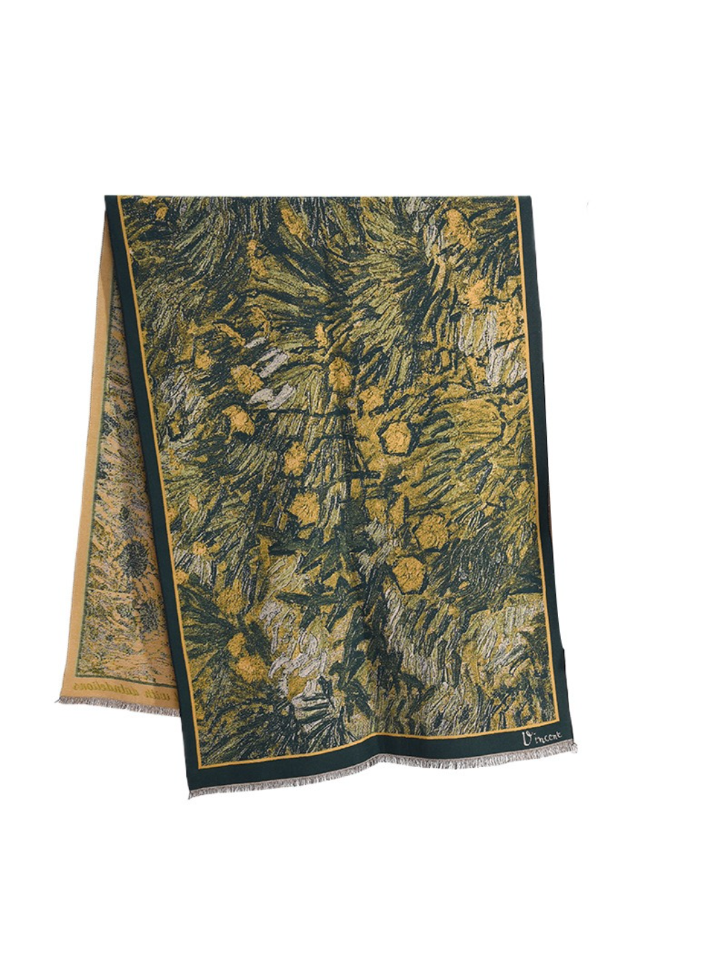 Scarvii - Artistic Floral Painting  Scarf