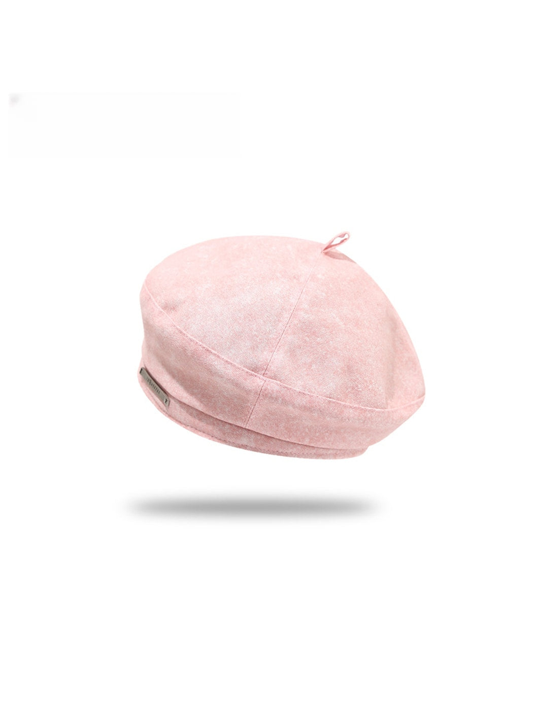 Haila - Solid Color Round Crown Beret