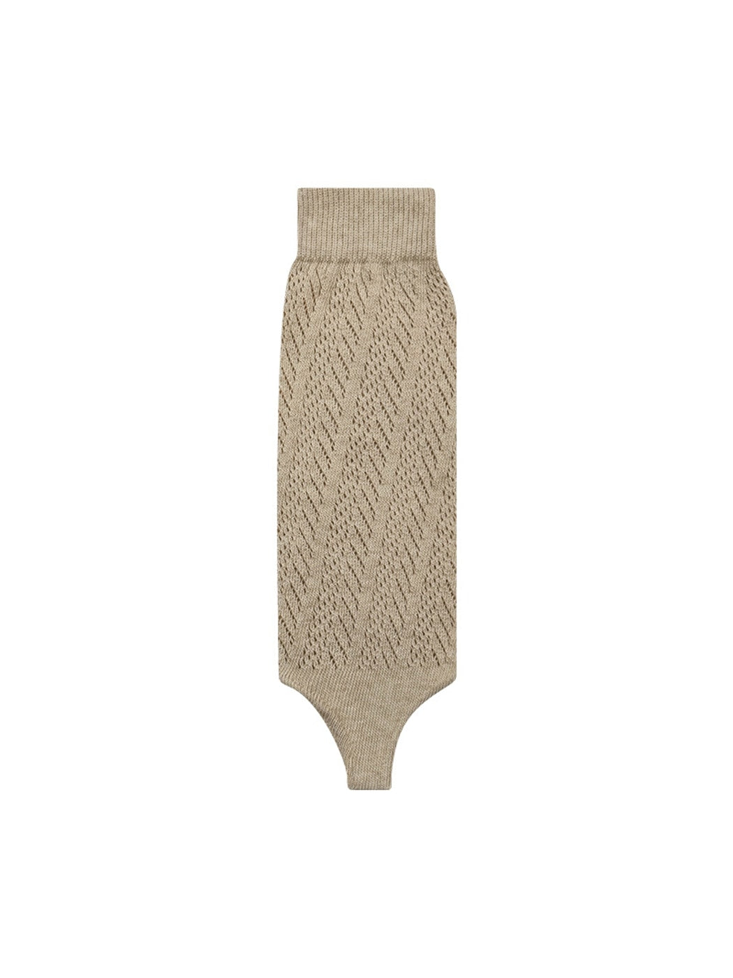 Cozyra - Solid Openwork Stirrup Leg Warmers