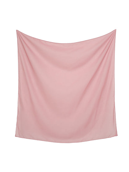 Scarvii - Solid Color Plain Design Square Scarf