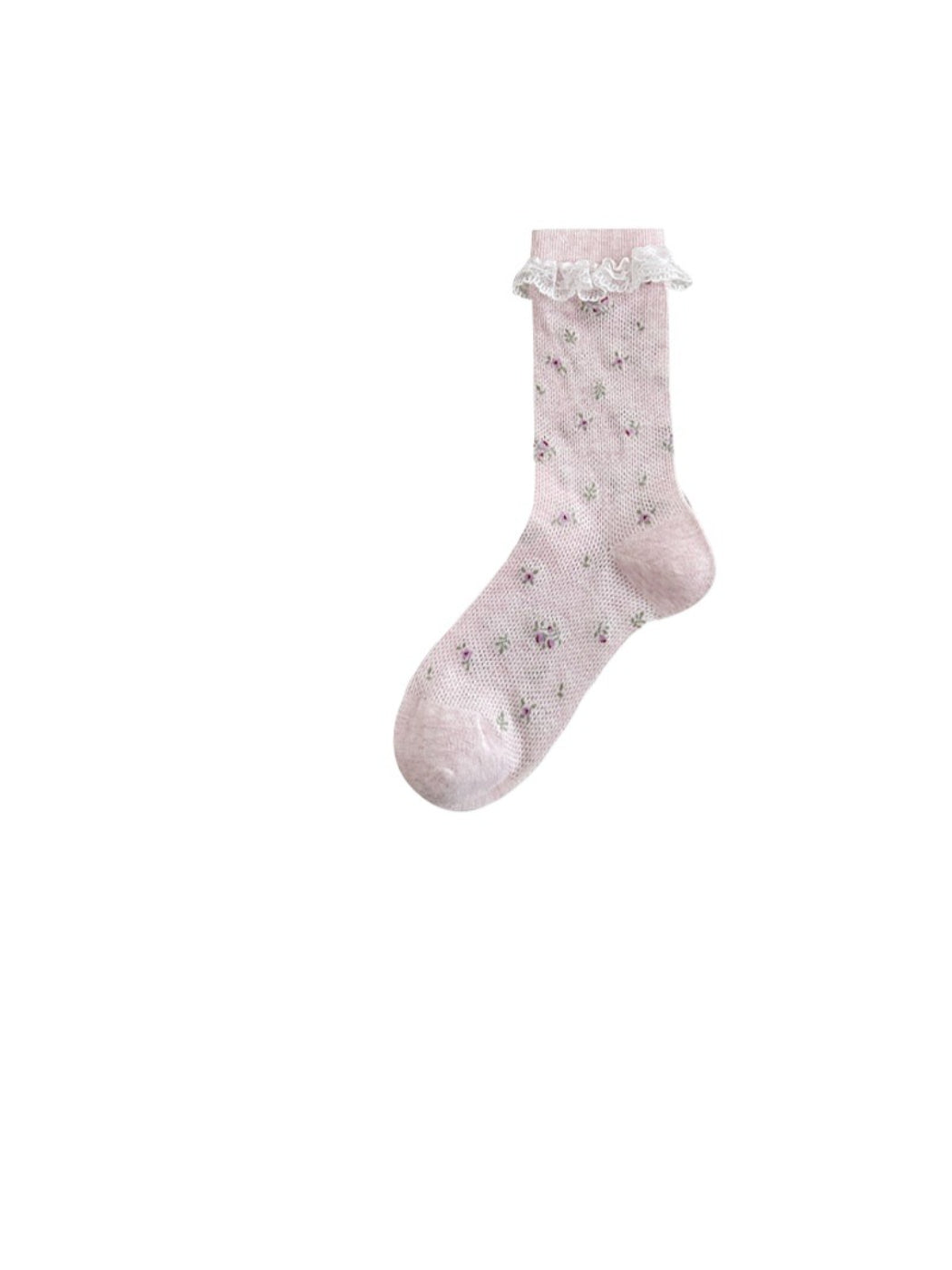 Rufia - Vintage Ditsy Floral Lace Crew Socks product image 4