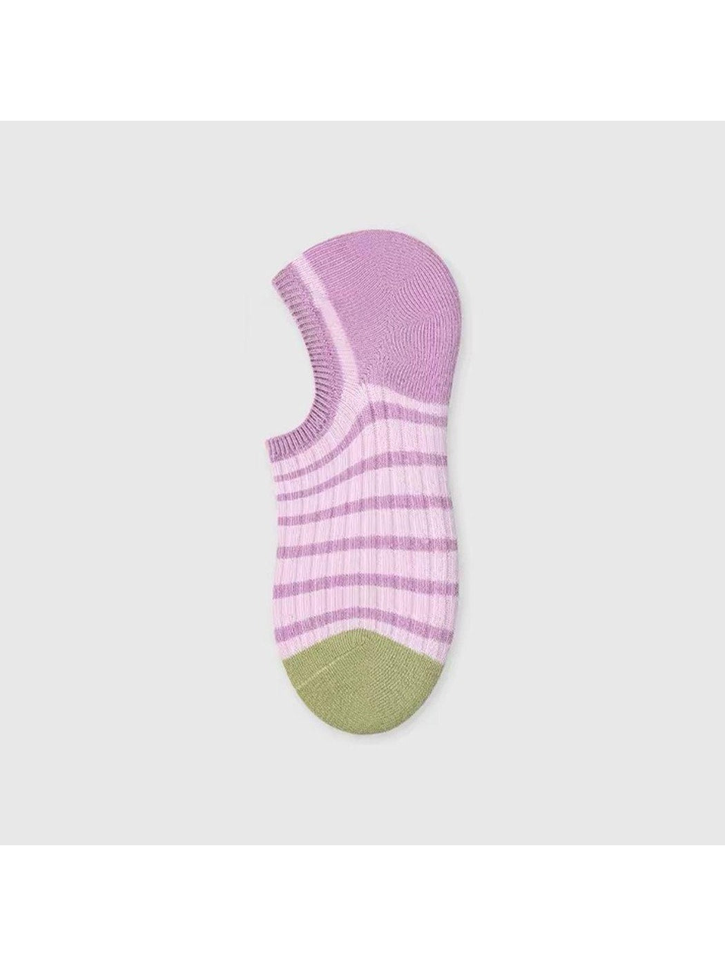 Rufia - Striped Colorblock Candy-colored Low Ankle Socks