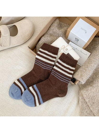 Rufia - Classic Striped Ribbed Crew Socks product image 7
