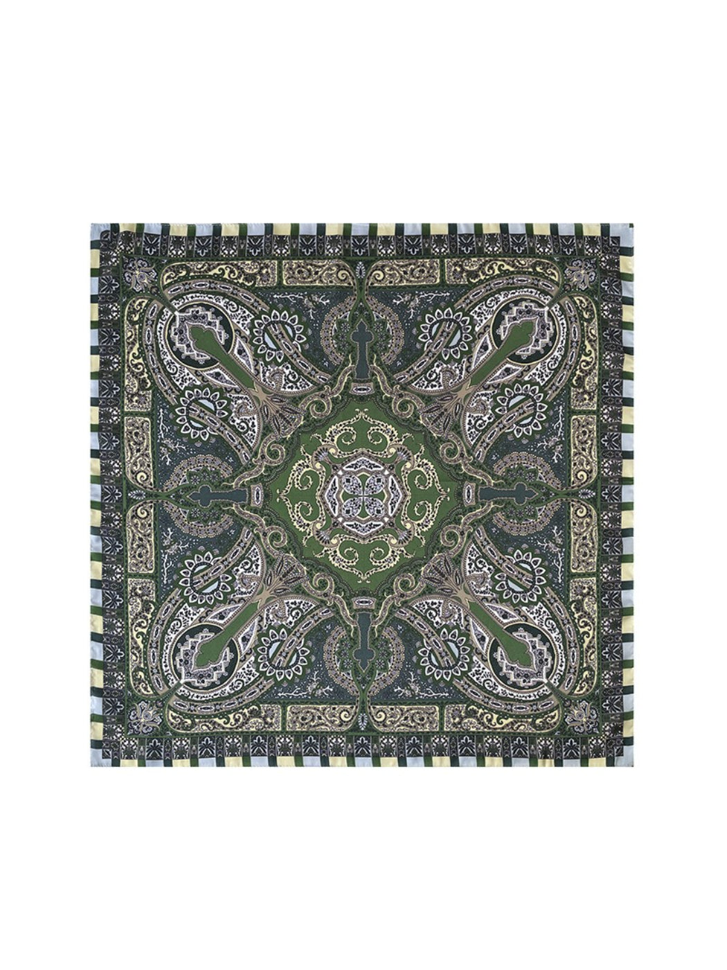 Scarvii - Everyday Paisley Print Square Scarf