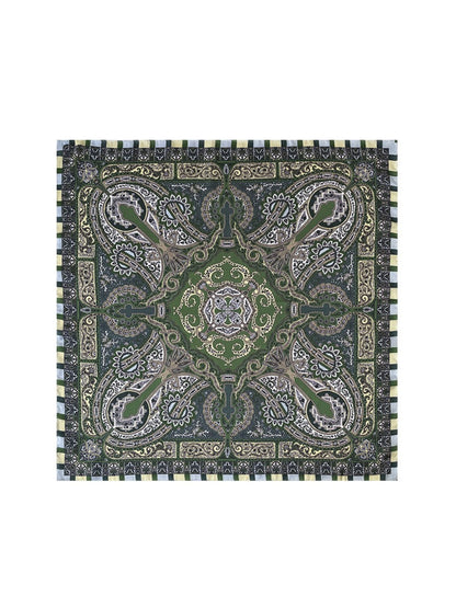 Scarvii - Everyday Paisley Print Square Scarf