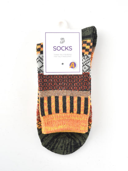 Rufia - Thick Mid-calf Socks for Winter