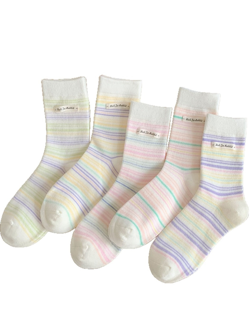 Rufia - Ice Cream Color Mid-Calf Socks