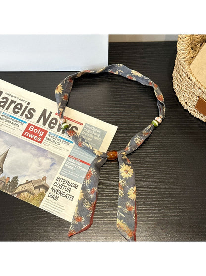 Scarvii - Boho Floral Decorative Print Scarf
