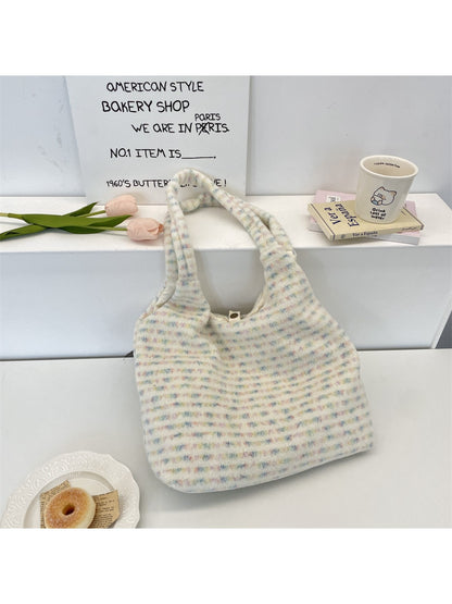 Cosbai - Striped Tote Bag for Women