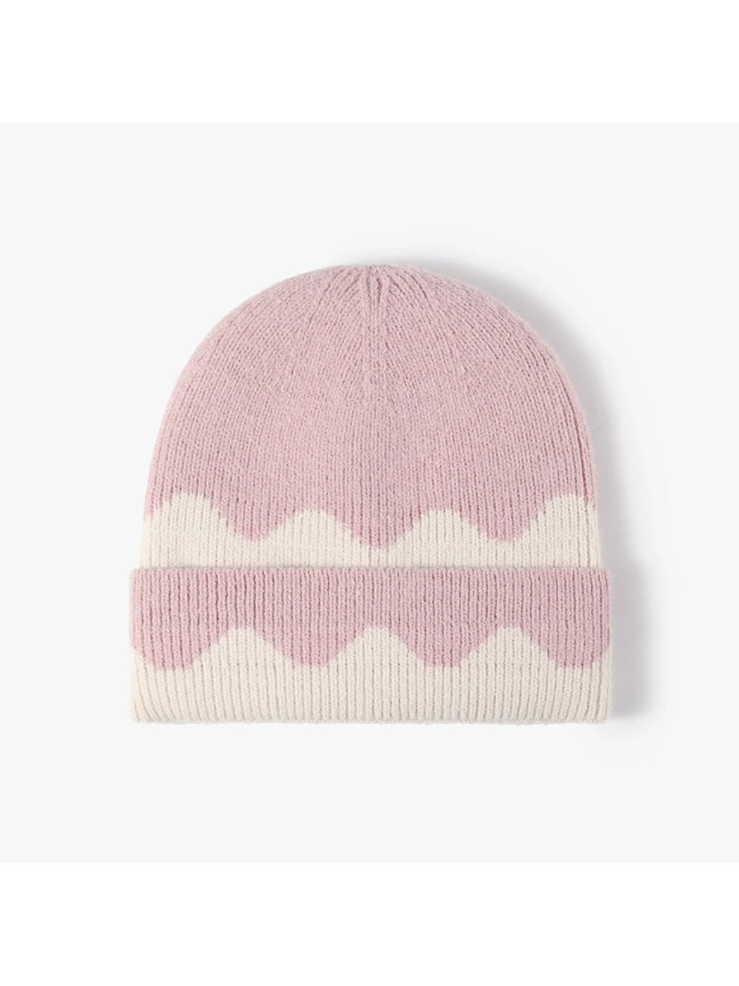 Haila - Wave Colorblock Cuffed Beanie