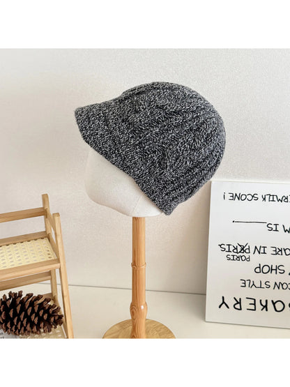 Haila - Red Cable Knit Beanie