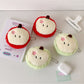 Cosbai - Cartoon Apple Plush Charm Coin Purse Bag