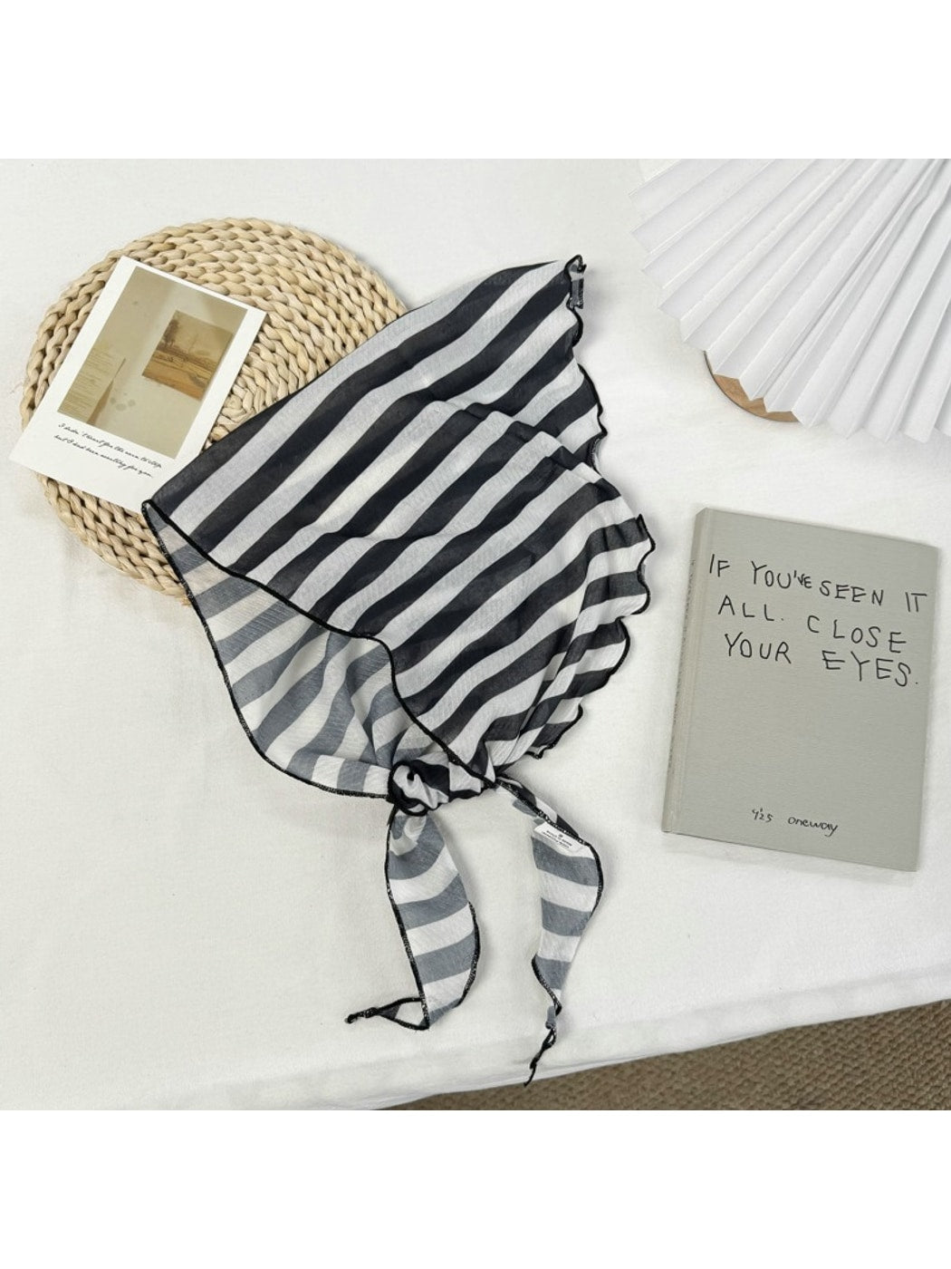 Scarvii - Elegant Plaid Fashion Triangle Bandana