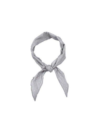 Scarvii - Dotted Scallop Edge Minimal Triangle Bandana