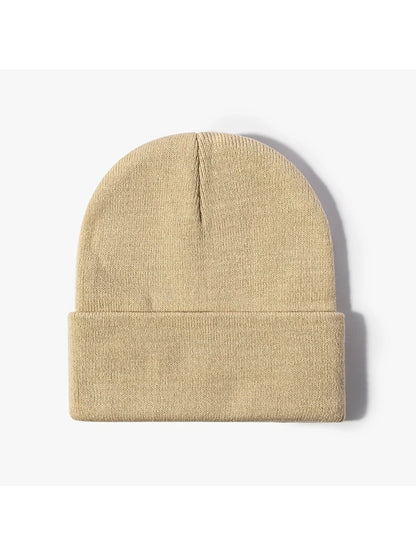 Haila - Solid Fine-Knit Cuffed Beanie