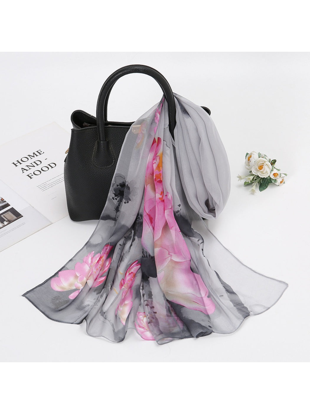 Scarvii - Watercolor Bloom Print Scarf