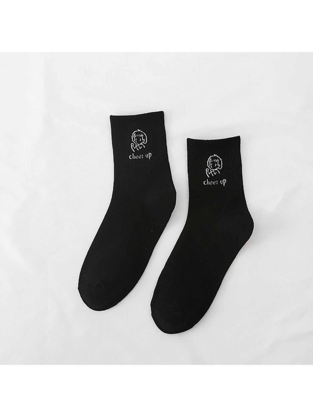 Rufia - Mood Words Embroidered Crew Socks product image 4