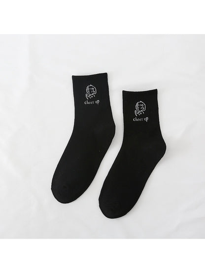 Rufia - Mood Words Embroidered Crew Socks product image 4