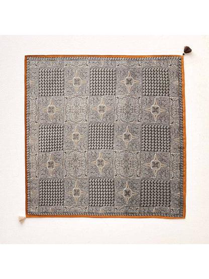 Scarvii - Star Print Retro Elegant Square Scarf