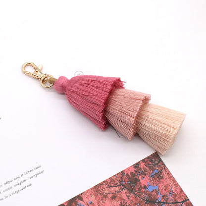Koco Rope Tassel Keychain with tassel detail