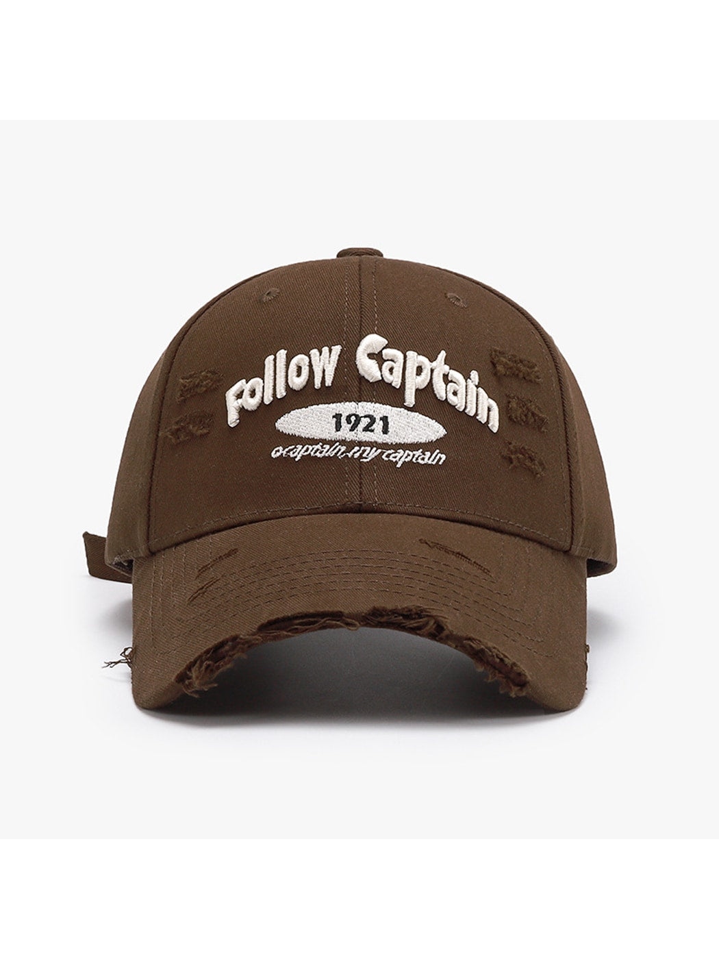 Haila - Curved Brim Letter Graphic Baseball Cap