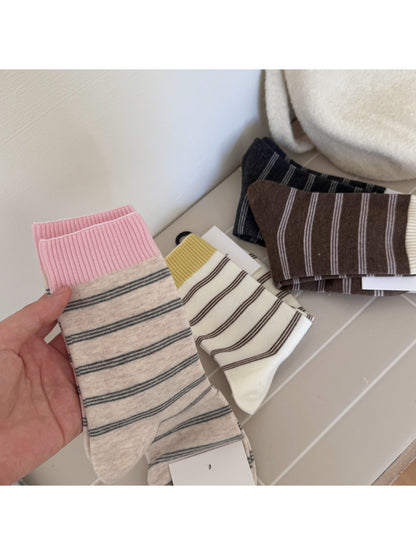 Rufia - Everyday Neutral Stripe Crew Socks product image 2
